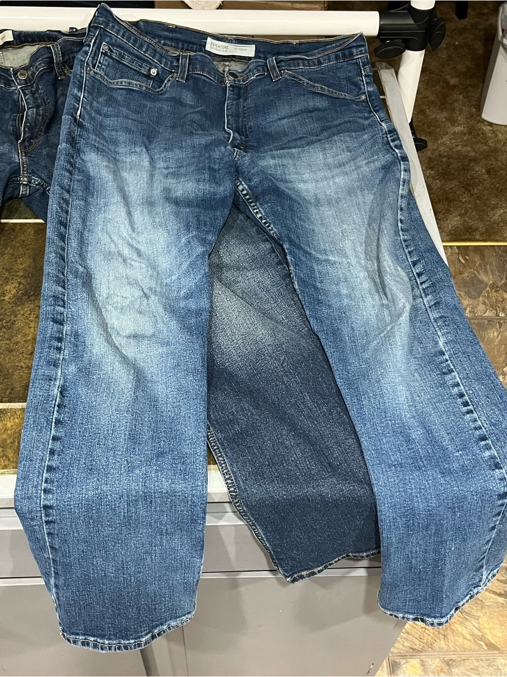 Levi's Men's Faded Blue Straight Jeans lot of 3 size 38/30